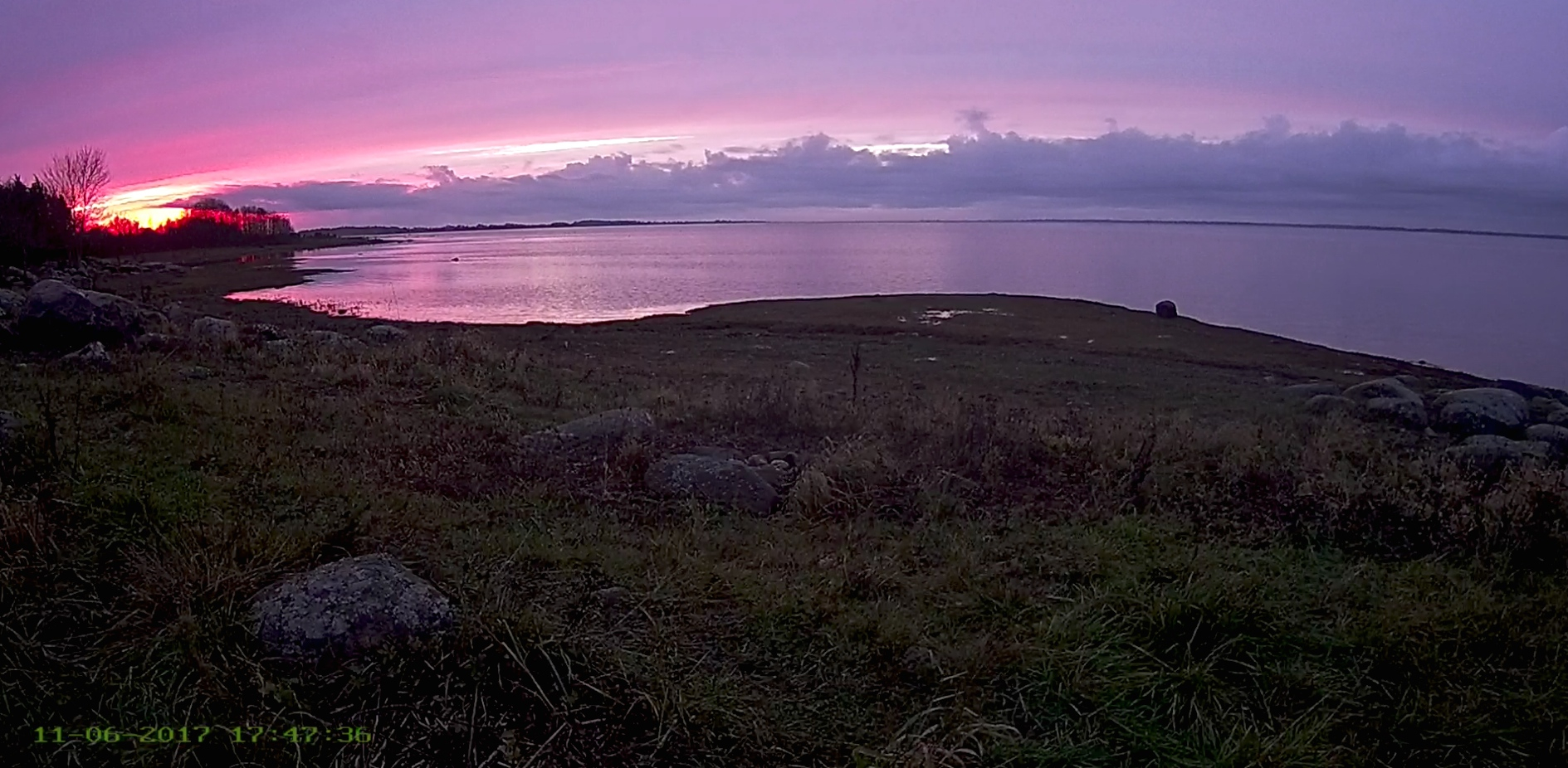 Metsküla rand päikeseloojangu ajal