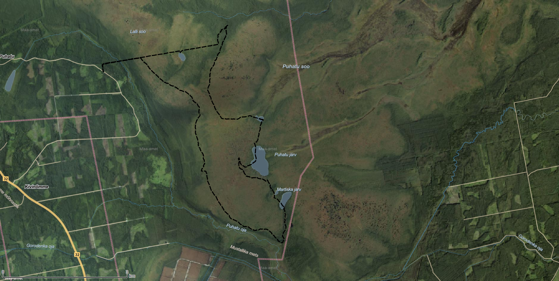 Kaardile märgitud rada