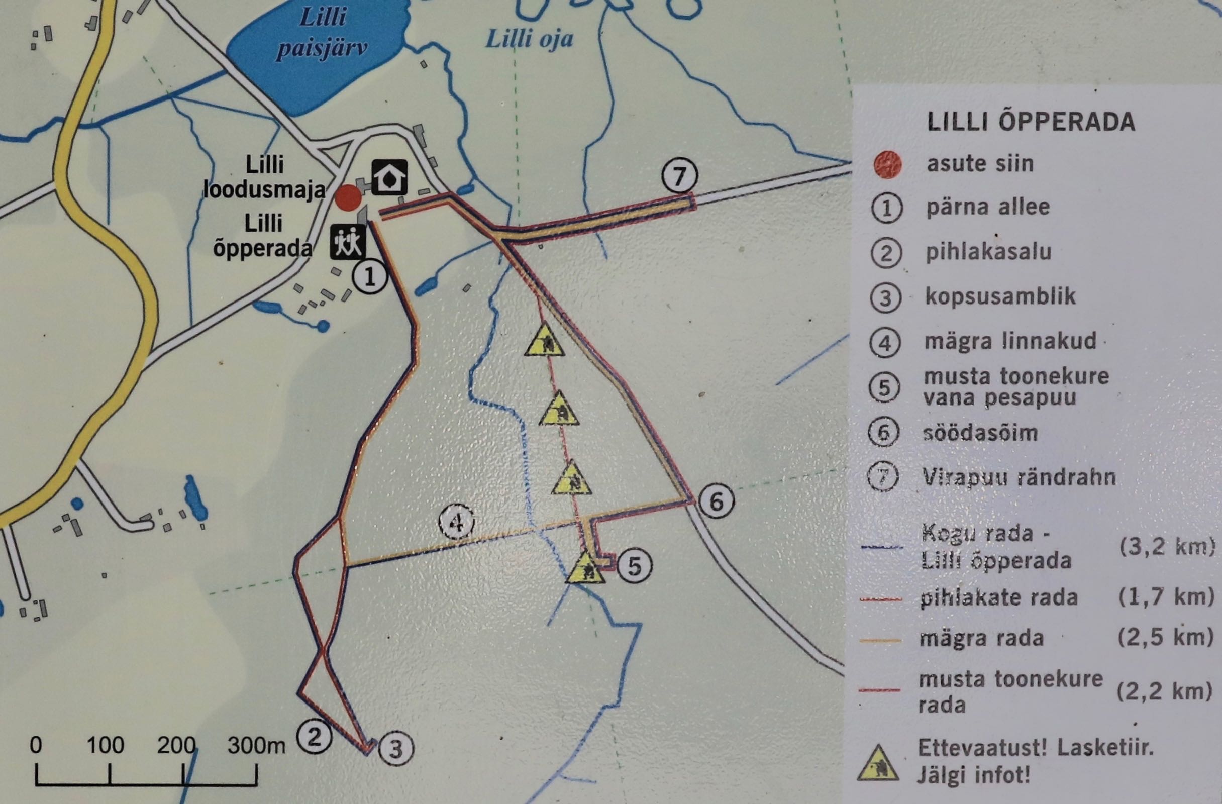 Lilli õpperaja kaart