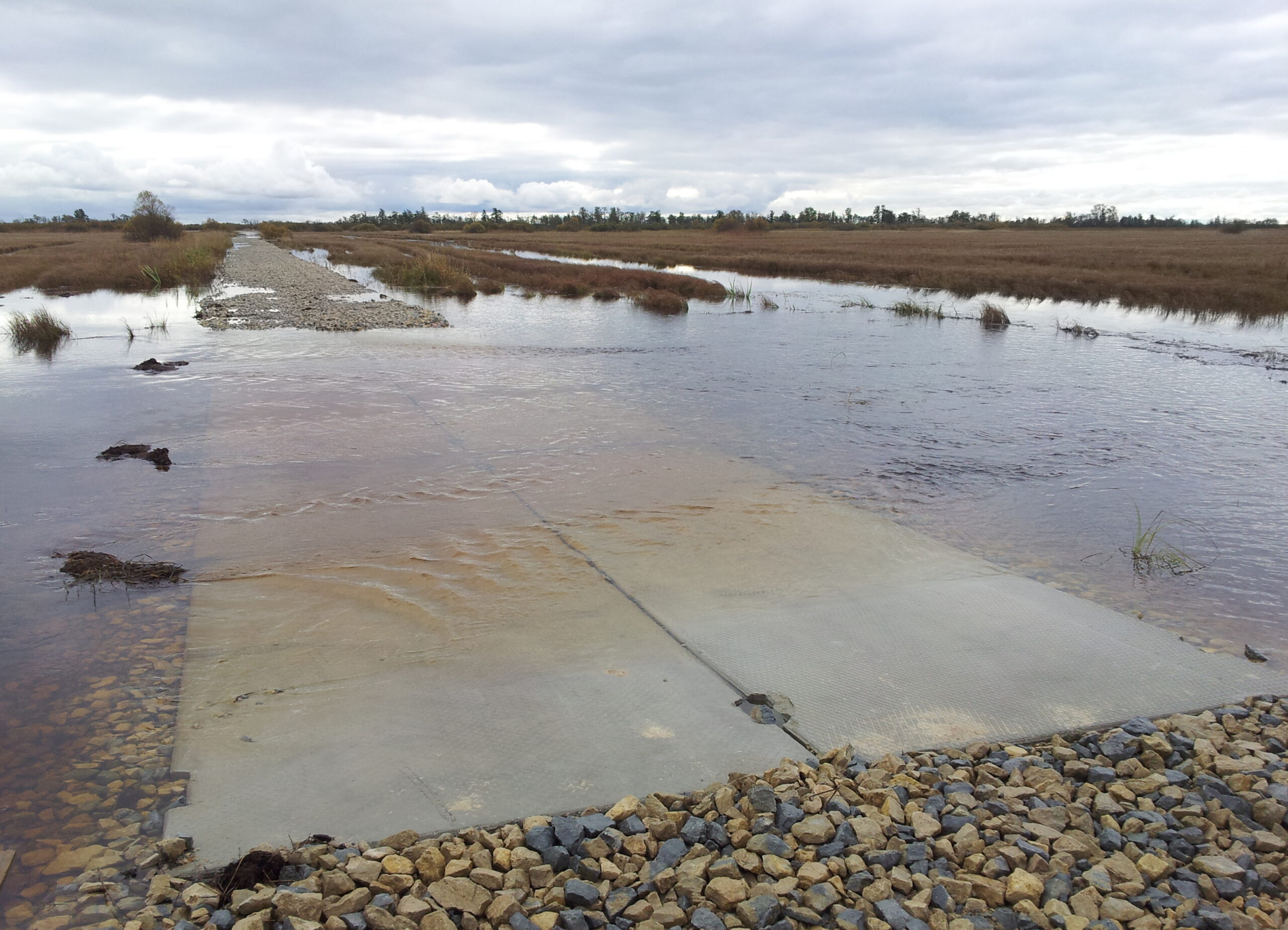 Madal koht vee läbivooluks üleujutusperioodidel, oktoober 2012