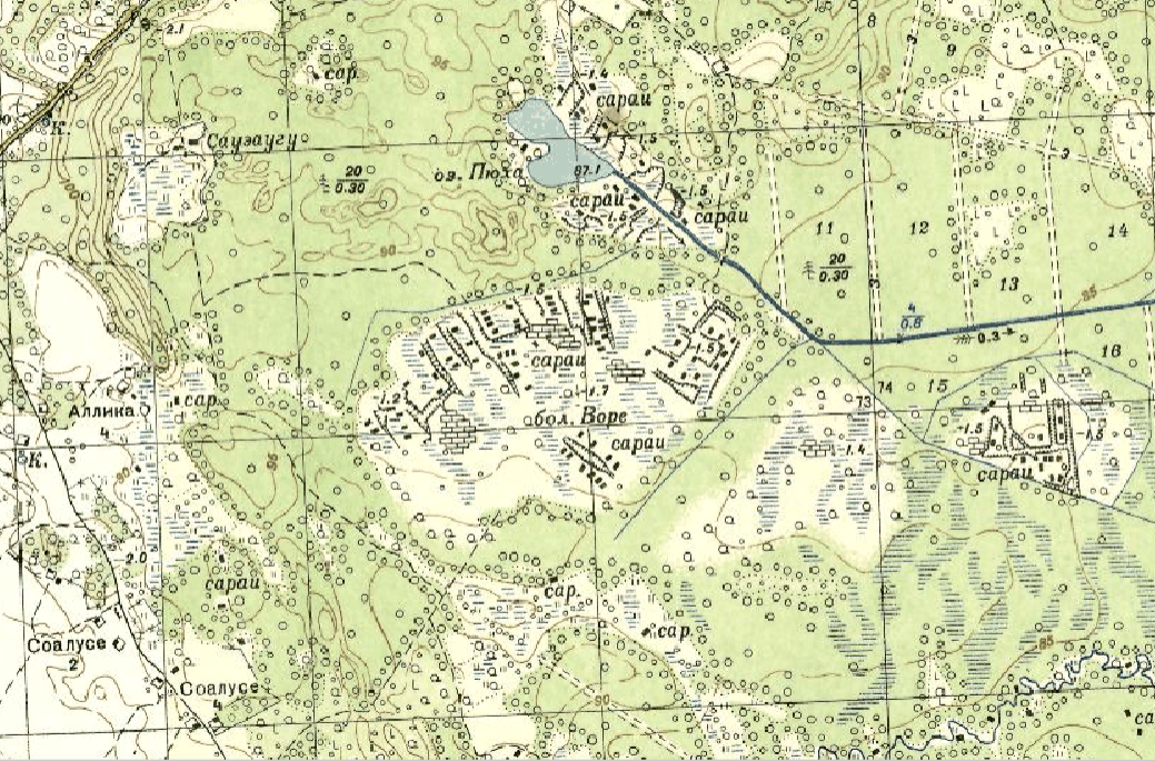Nõukogude Liidu topokaart aastast 1948