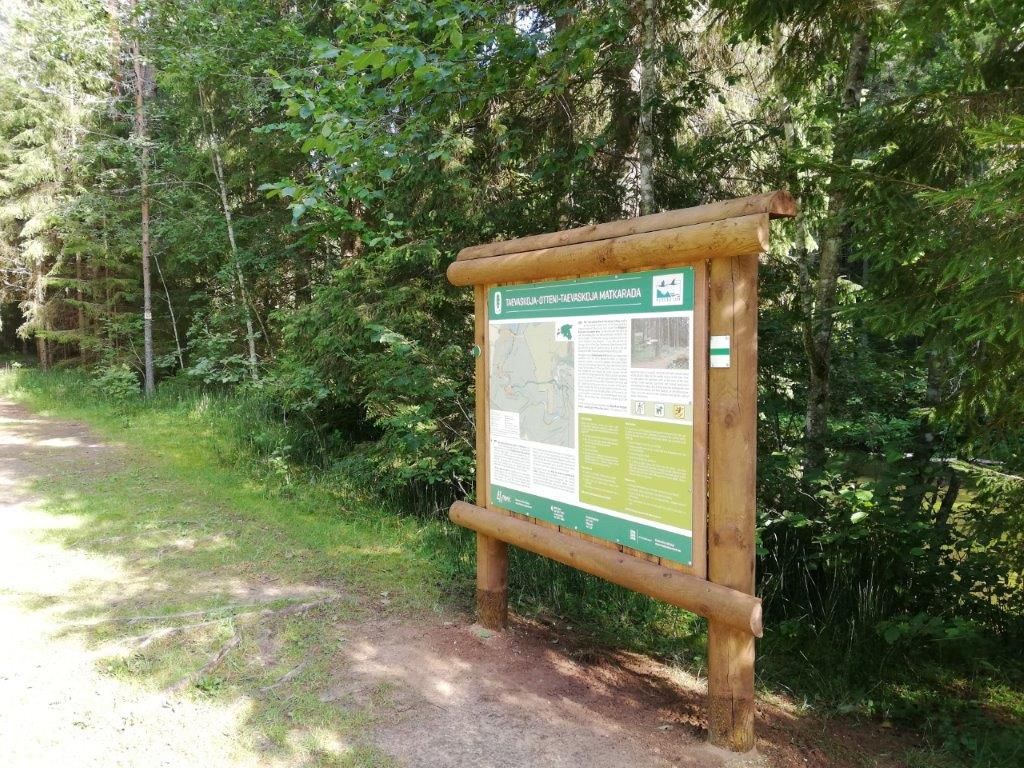 Taevaskoja-Otteni-Taevaskoja matkarada (3,8 km)