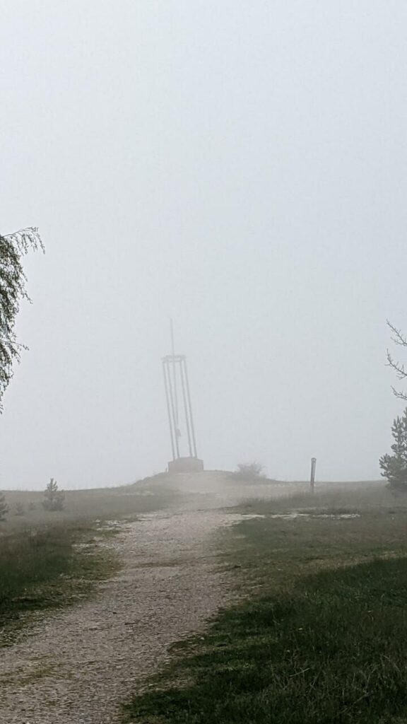 Foggy Hiiumaa hiking trail