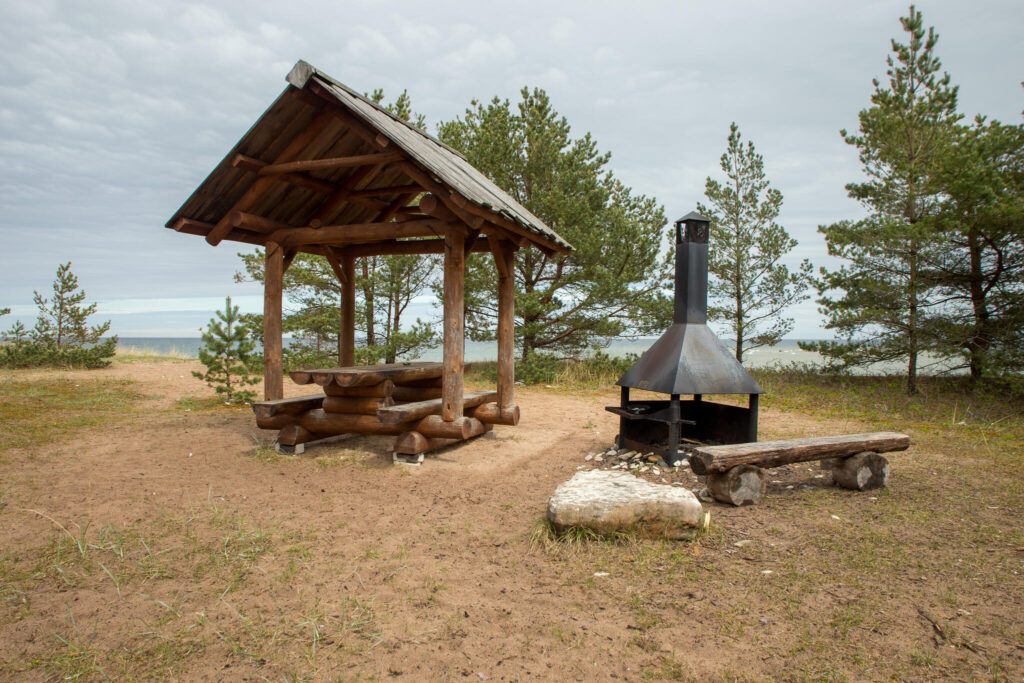 Campfire site in Hiiumaa