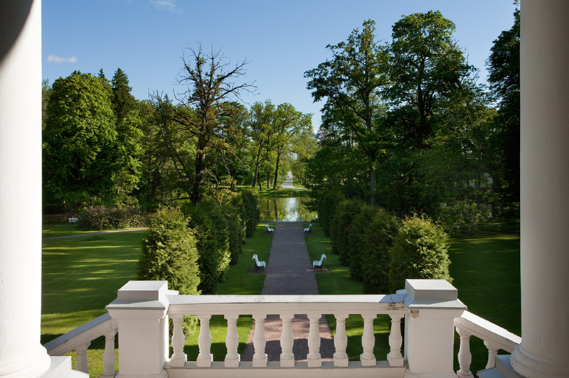 View from the mansion