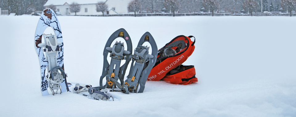 Snowshoes in the snow