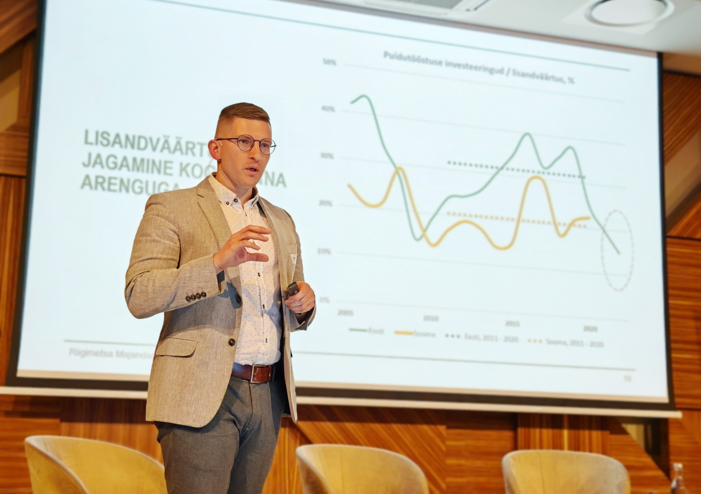 RMK puiduturustuse osakonna juht Esko Oras