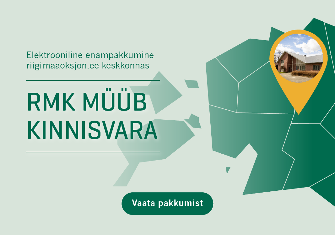 RMK müüb kinnisvara